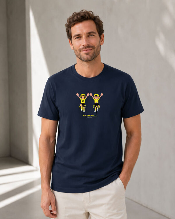 Odieltje Gele trui T shirt Vive le Velo