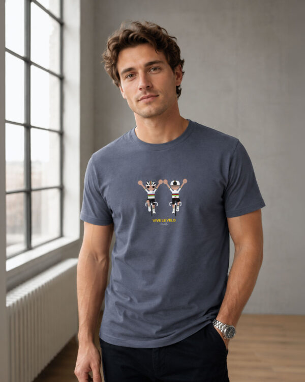 Odieltje Wereldkampioen T shirt Vive le Velo Odieltje Wereldkampioen T shirt Vive le Velo