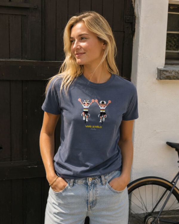 Odieltje Wereldkampioen T shirt Vive le Velo Odieltje Wereldkampioen T shirt Vive le Velo