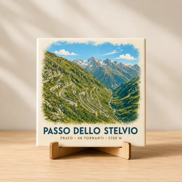 Tegel Passo dello Stelvio retro