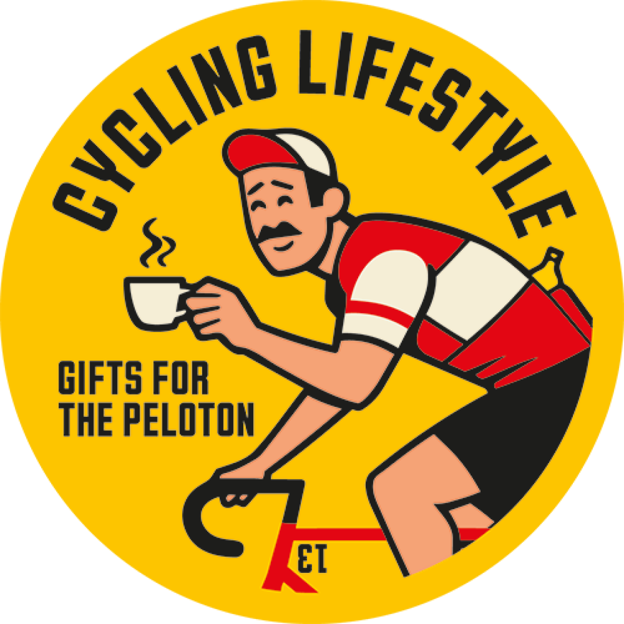 Cycling Lifestyle sticker